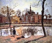 Camille Pissarro Dodge College oil painting on canvas